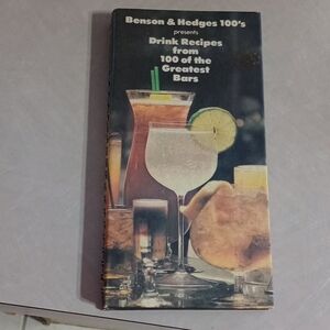 Drink Recipes Cookbook - Black Cover